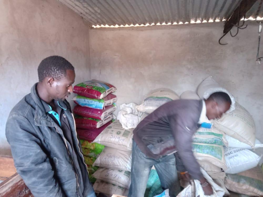 Food distribution in Baragoi